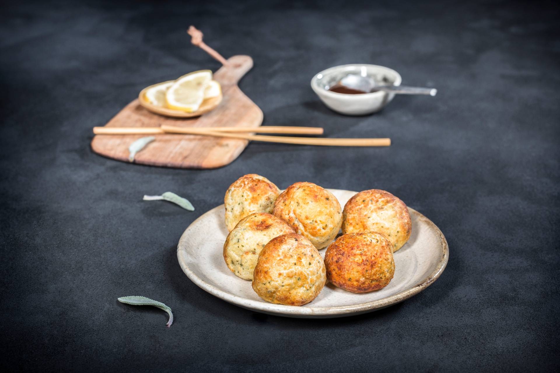 Kipballetjes met citroen en peterselie - Recepten Actifry Genius | Tefal