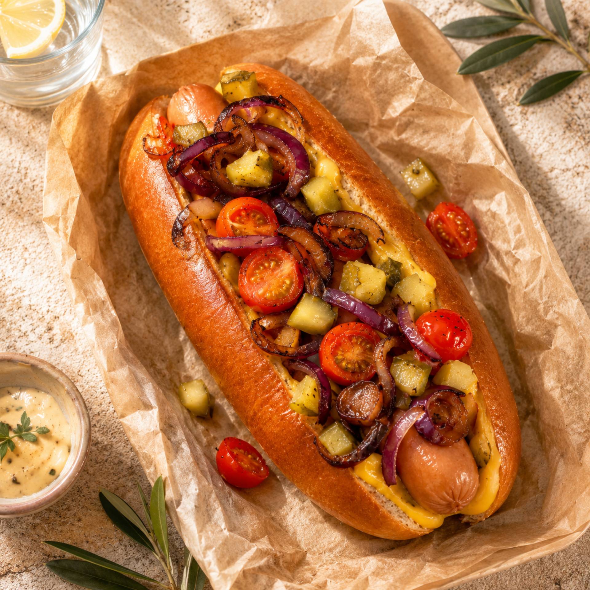 New york-style hotdog - Recepten Crisp&Go 4P | Tefal