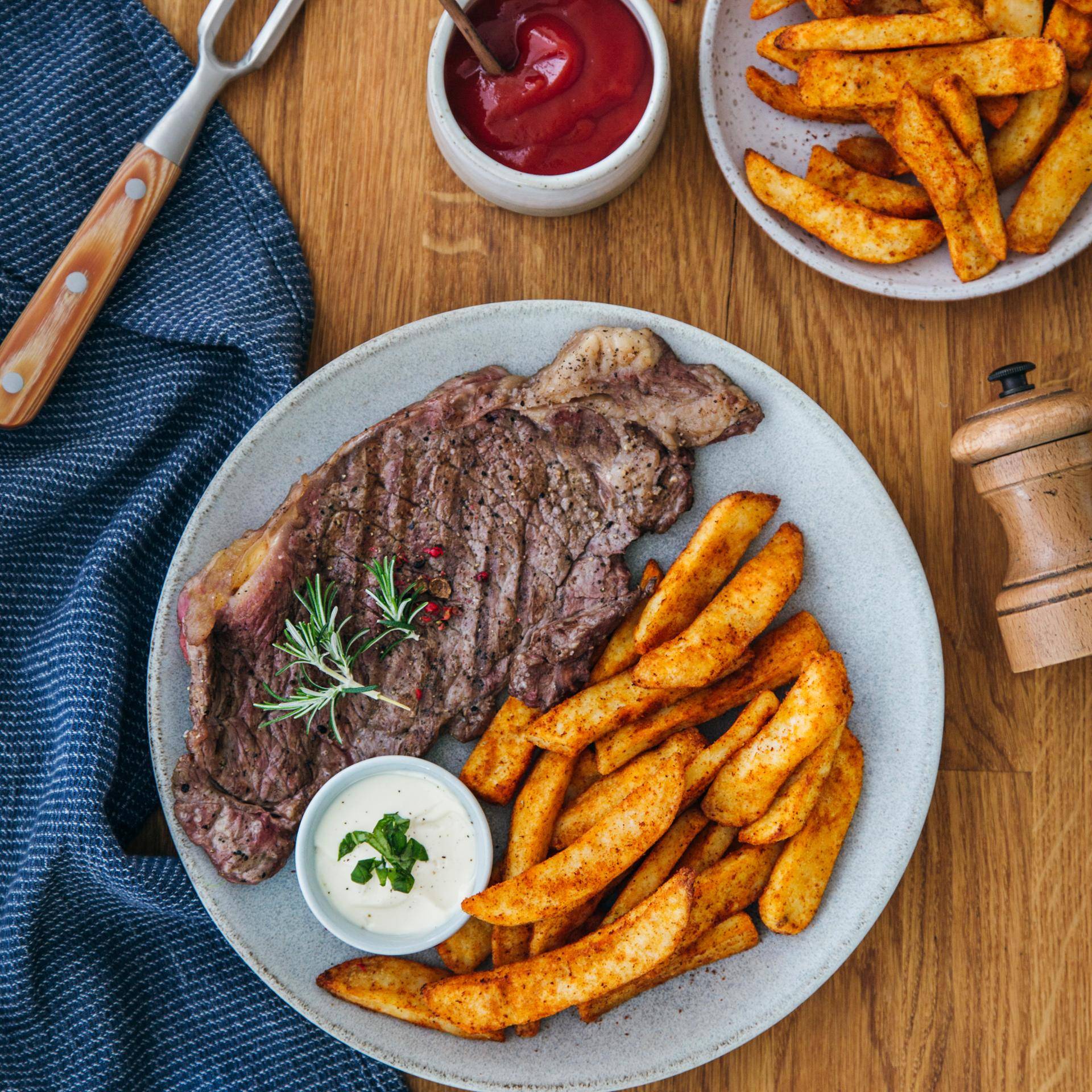 Steak frites - Recepten EASY FRY & GRILL 2 in 1 XXL | Tefal