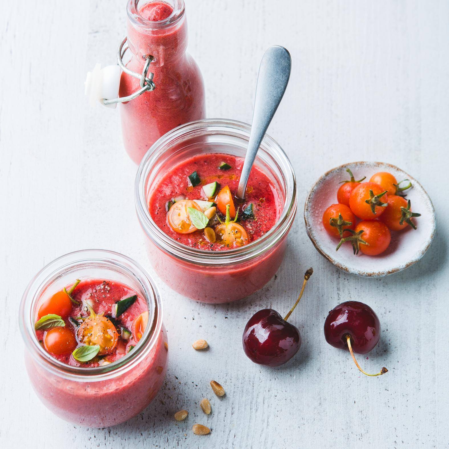 Tomato and cherry gazpacho - Recepten Blend up | Tefal