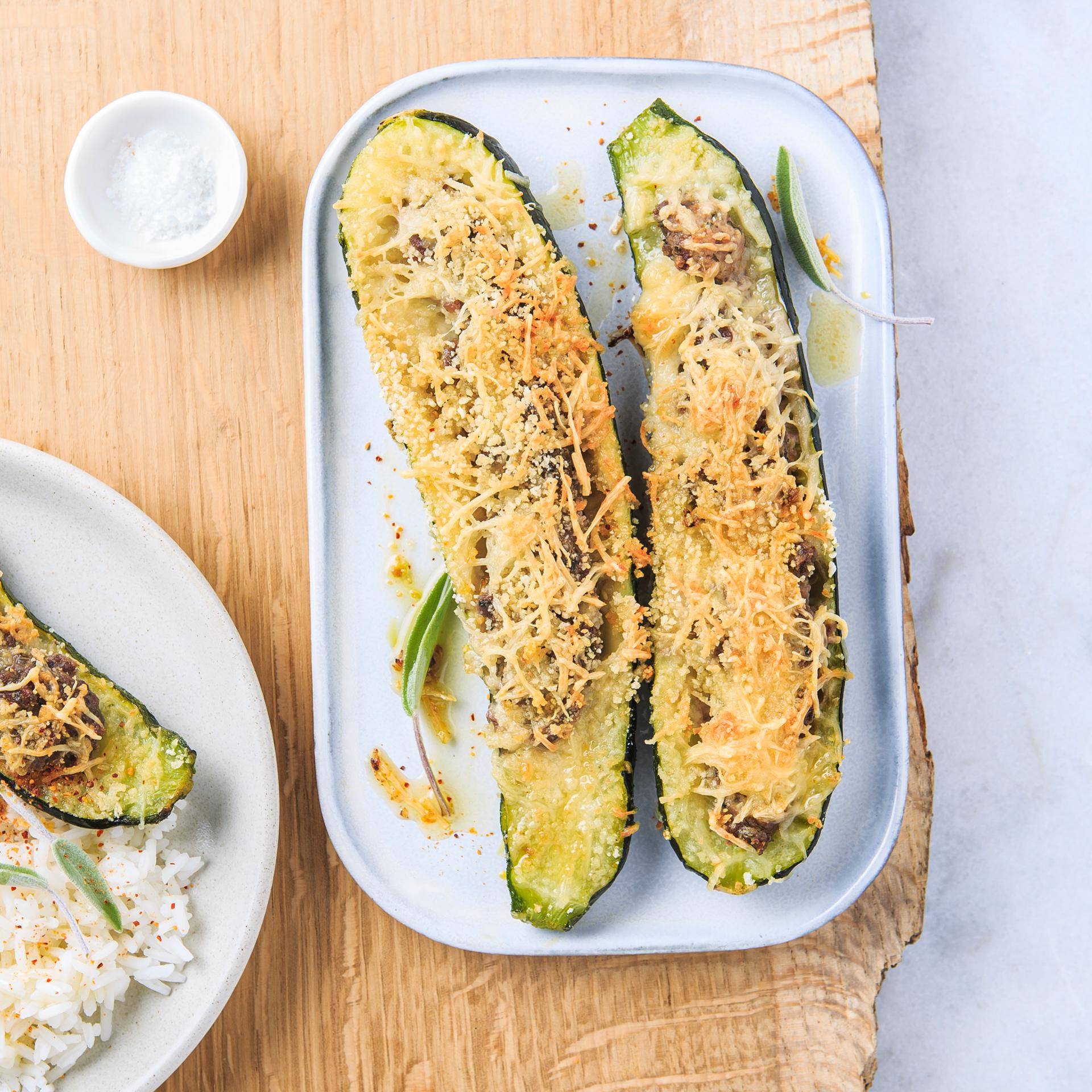 Gevulde courgettes - Recepten EASY FRY & GRILL 2 in 1 XXL | Tefal