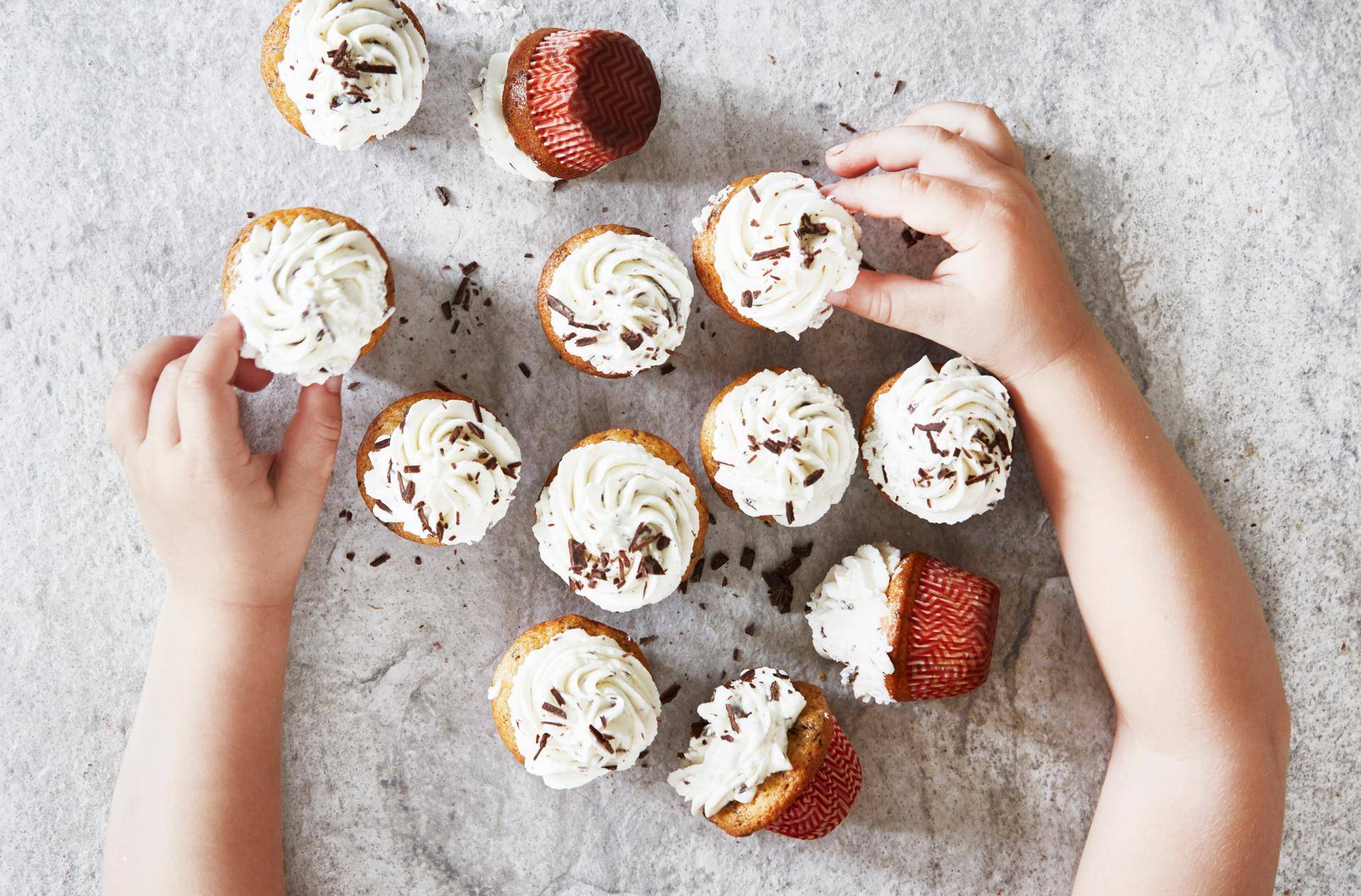 Mini-stracciatellacupcakes - Recepten Cake Factory | Tefal