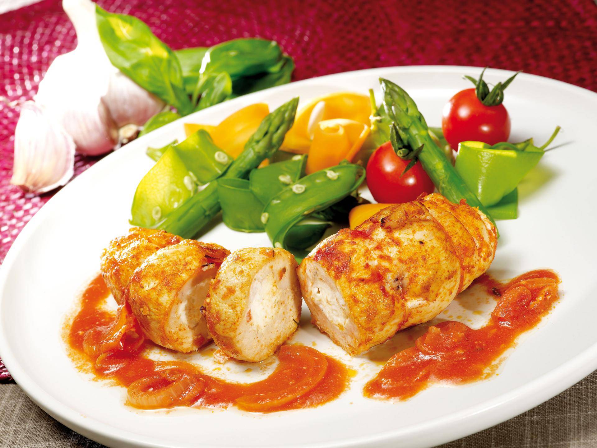 Kip gevuld met kaas en paprikapoeder - Recepten Actifry Original 1kg | Tefal