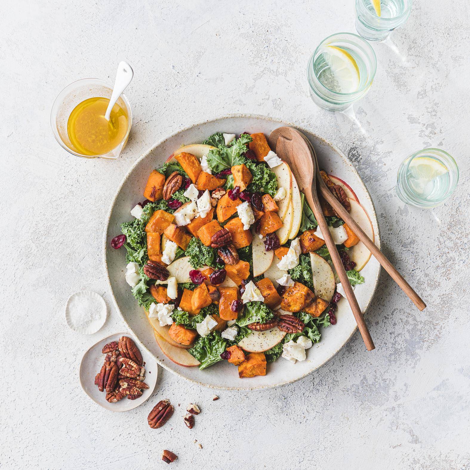 Zoete aardappelsalade - Recepten Easy Fry Mega | Tefal