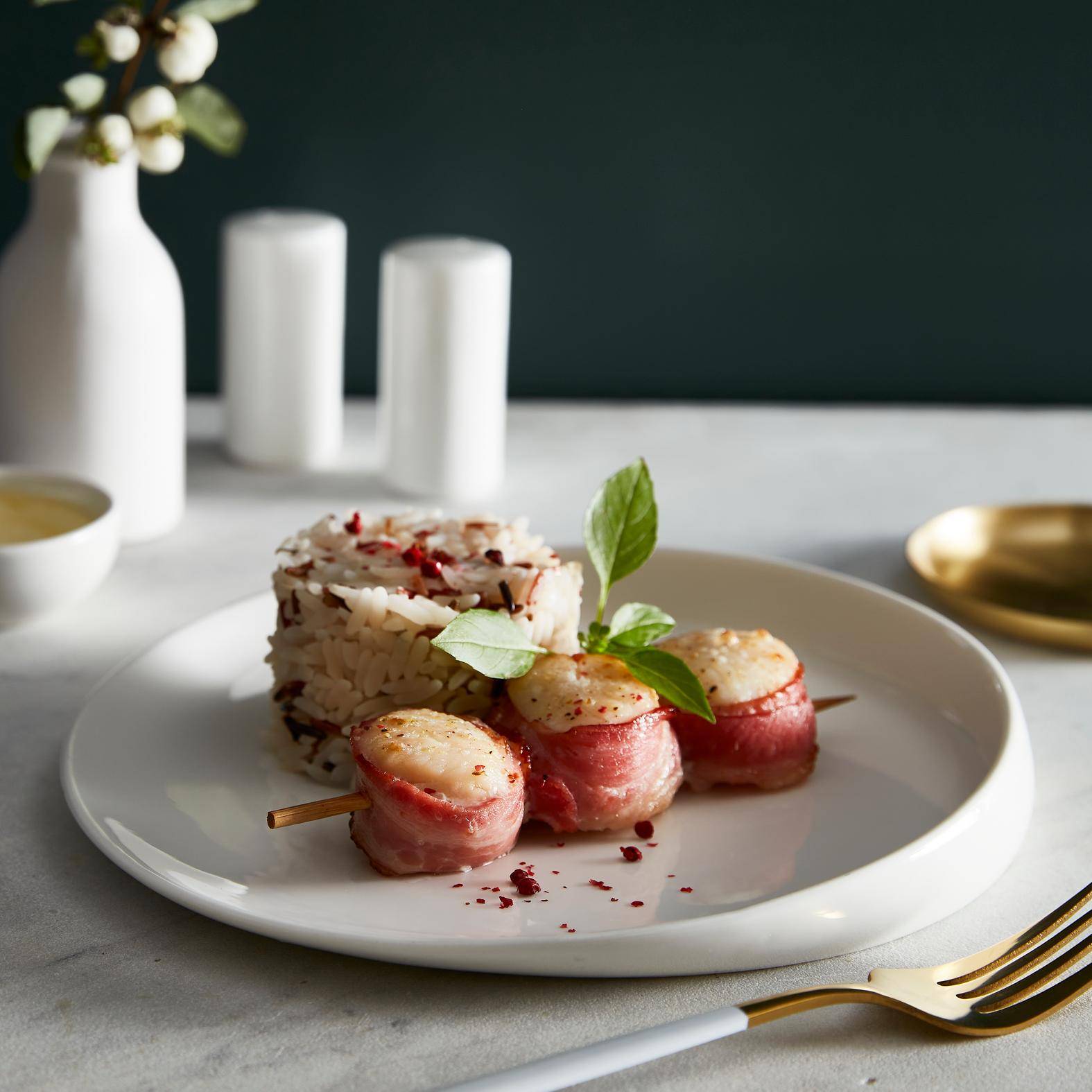 Sint-jakobsvruchten met bacon - Recepten EASY FRY GRILL & STEAM 3 in 1 | Tefal