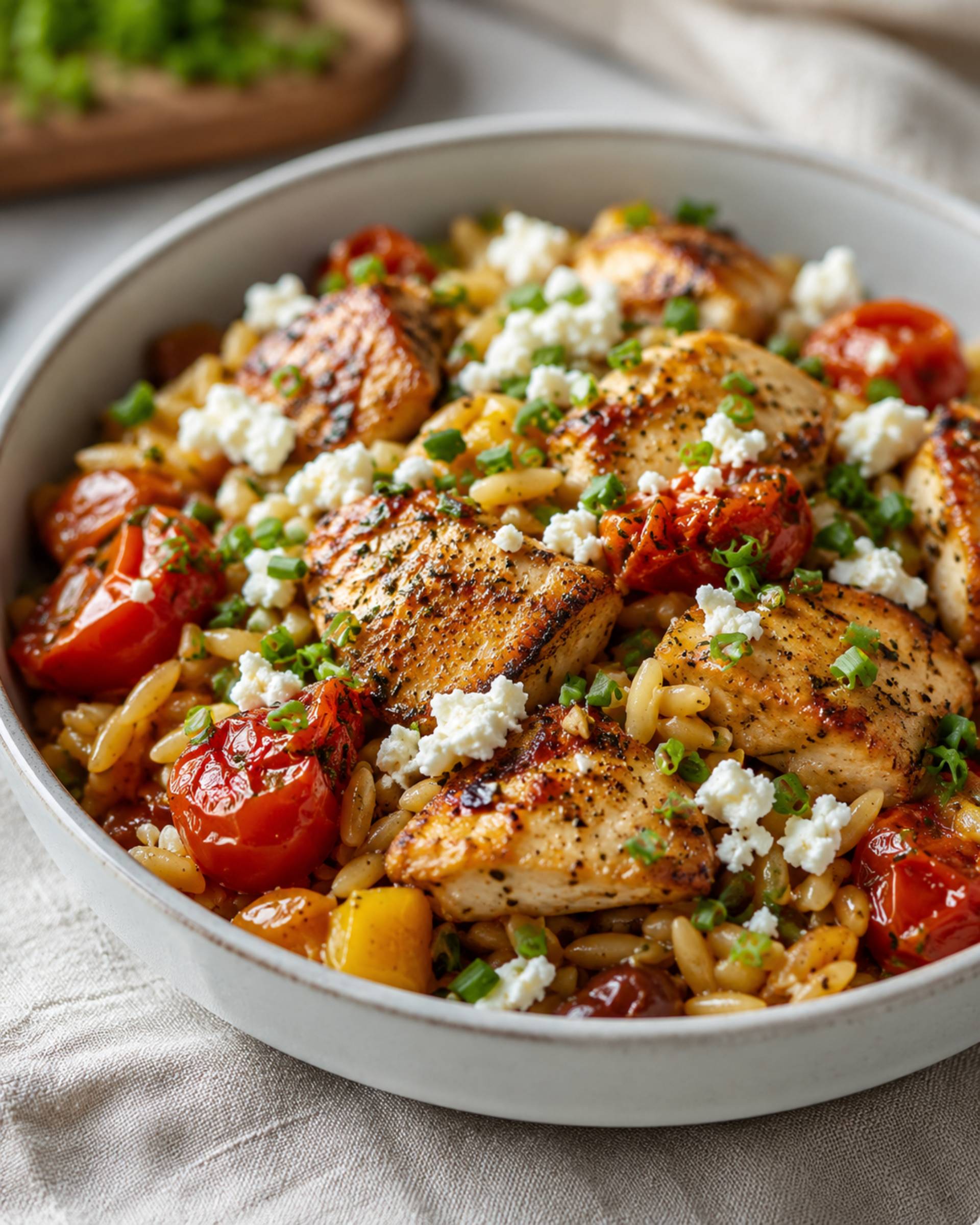 Mediterrane kip-orzo - Recepten Crisp&Go 3P | Tefal