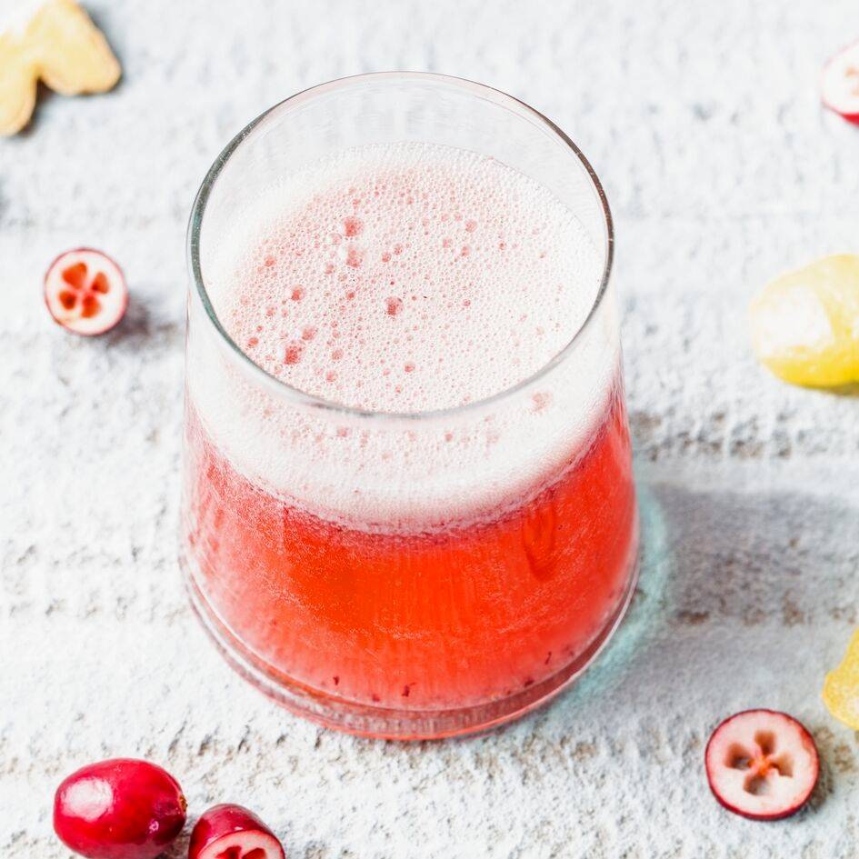 Cocktail van veenbessen, citroen en gember - Recepten Perfectmix + | Tefal