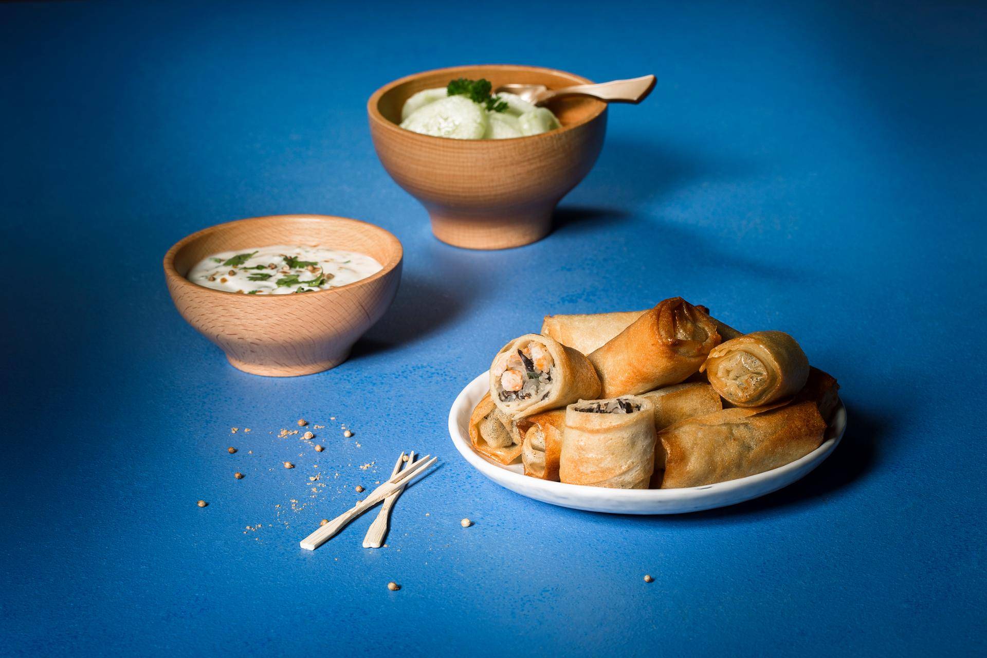 Garnalen-loempia's - Recepten Actifry Genius | Tefal