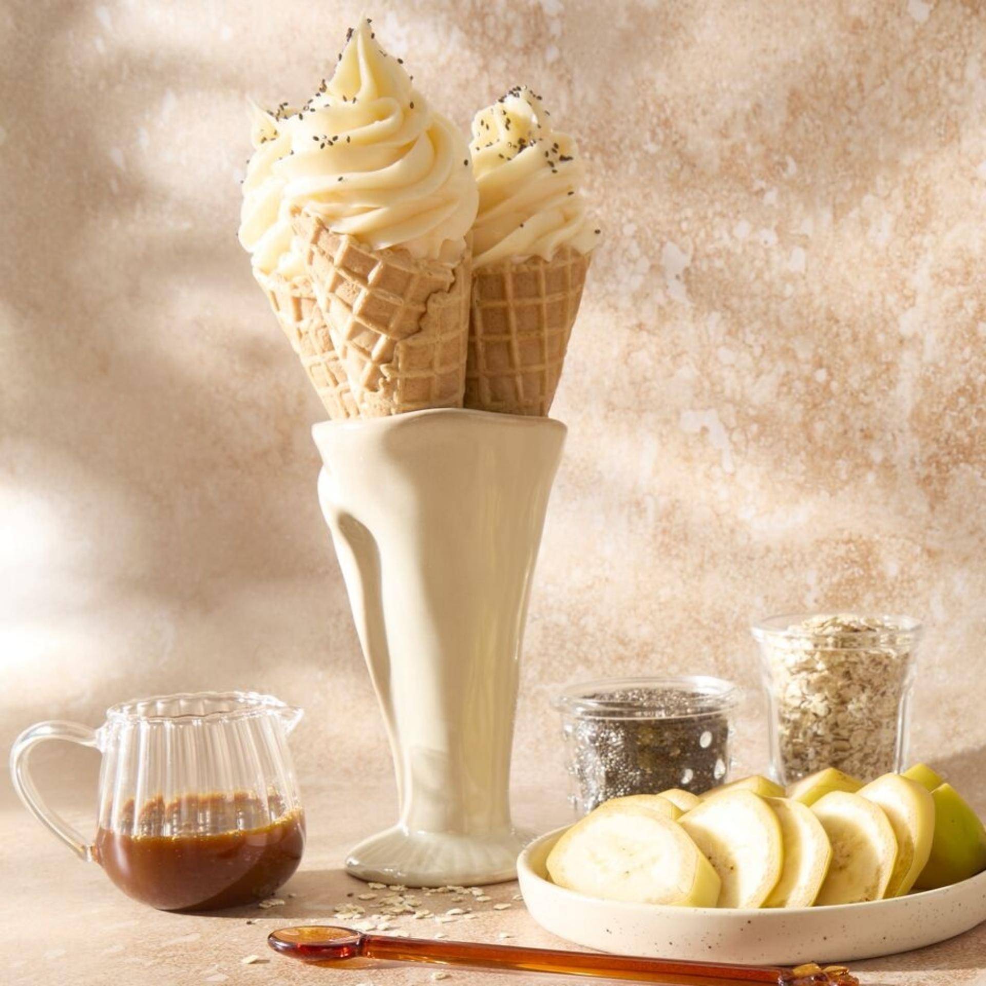 Eiwitrijk bananensoftijs - Recepten Freezi | Tefal