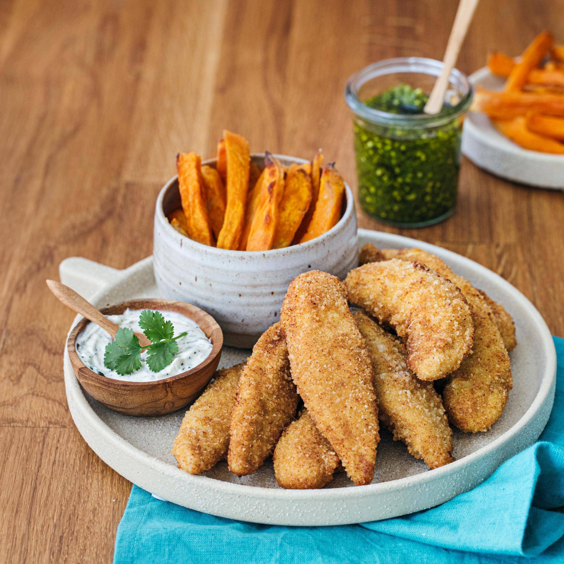 Kip en zoete aardappel - Recepten EASY FRY & GRILL 2 in 1 XXL | Tefal