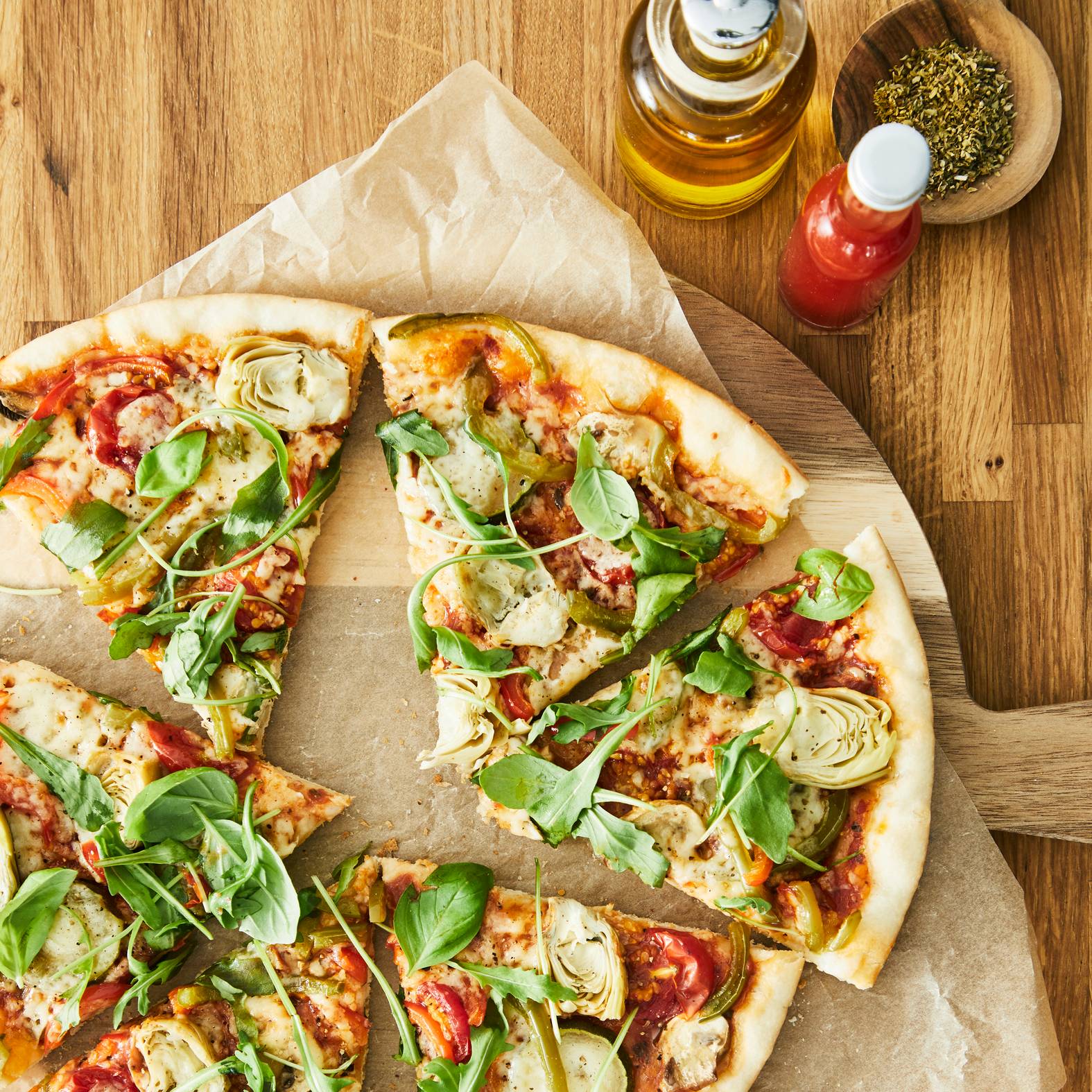 ぷぁ Vegetarische pizza - Recepten Easy Fry XL Surface | Tefal