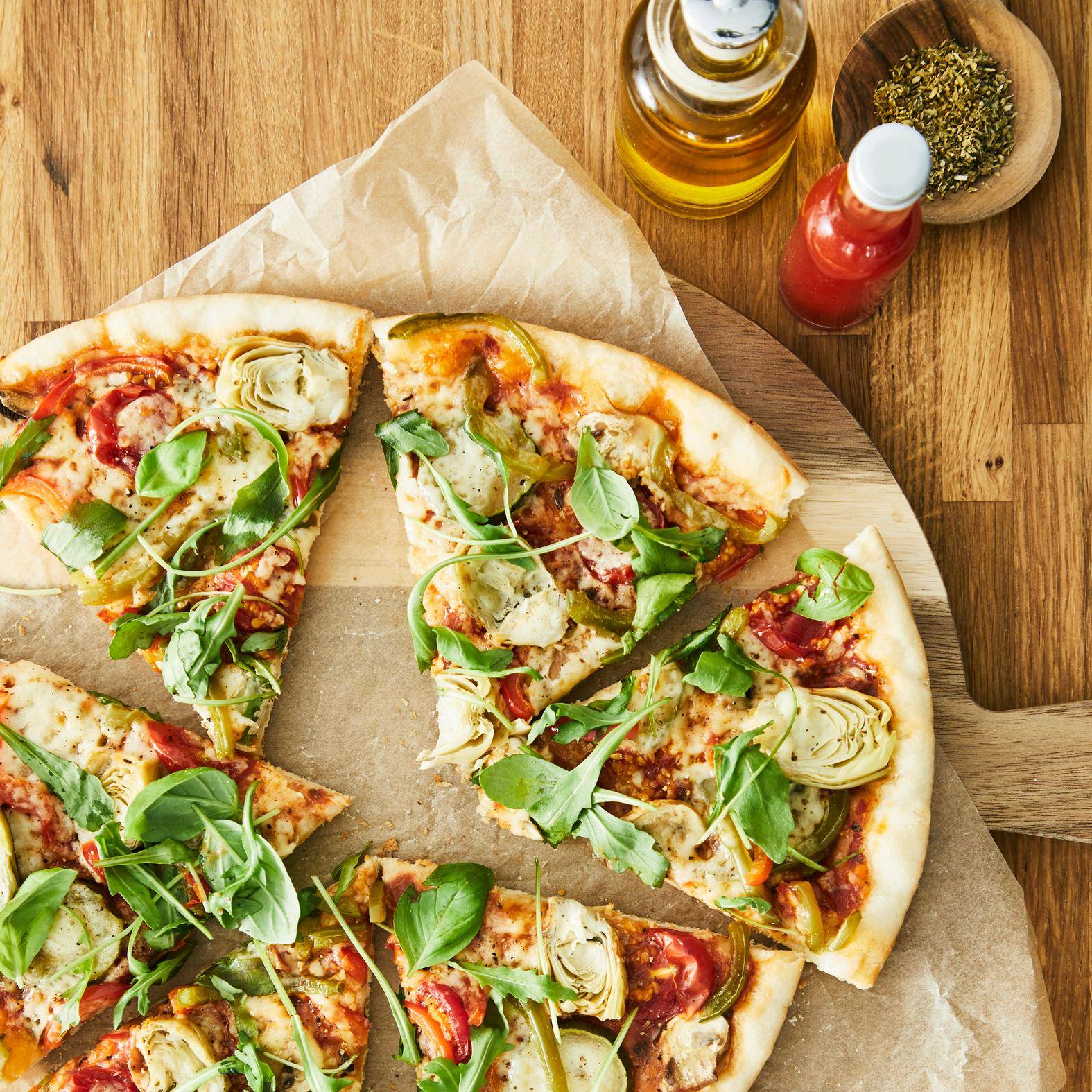 Vegetarische pizza - Recepten Easy Fry XL Surface | Tefal
