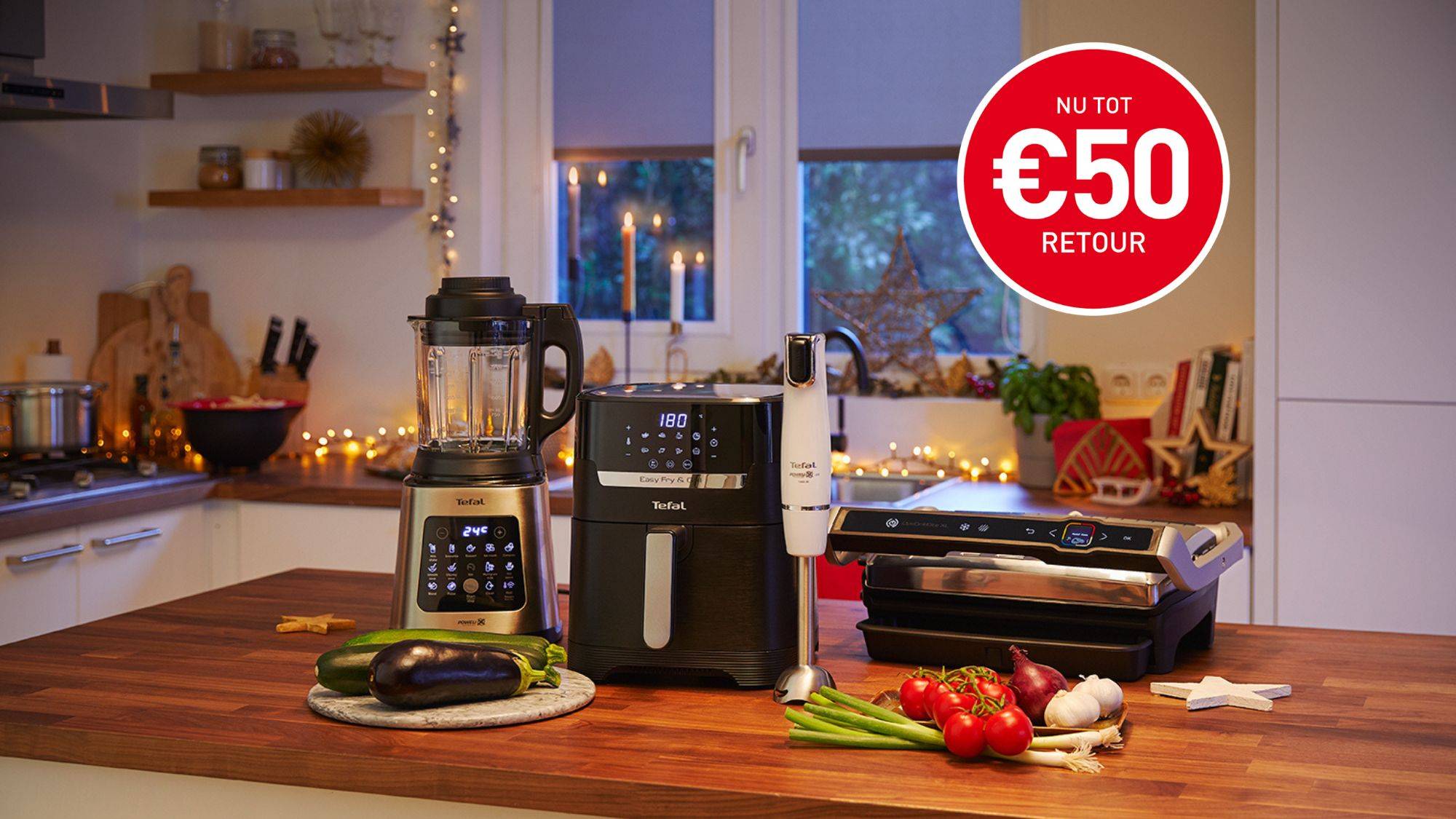 Tot 50 euro cashback op geselecteerde keukenapparatuur