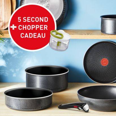 Tefal L95691 Ingenio Jamie Oliver Set, 9-Delig, 3 X Deksel En 2 X Afneembare Handgrepen, Roestvrij Staal : Tefal Tefal L95691 Ingenio Jamie Oliver Set, 9-Delig, 3 X Deksel En 2 X Afneembare Handgrepen, Roestvrij Staal : Tefal