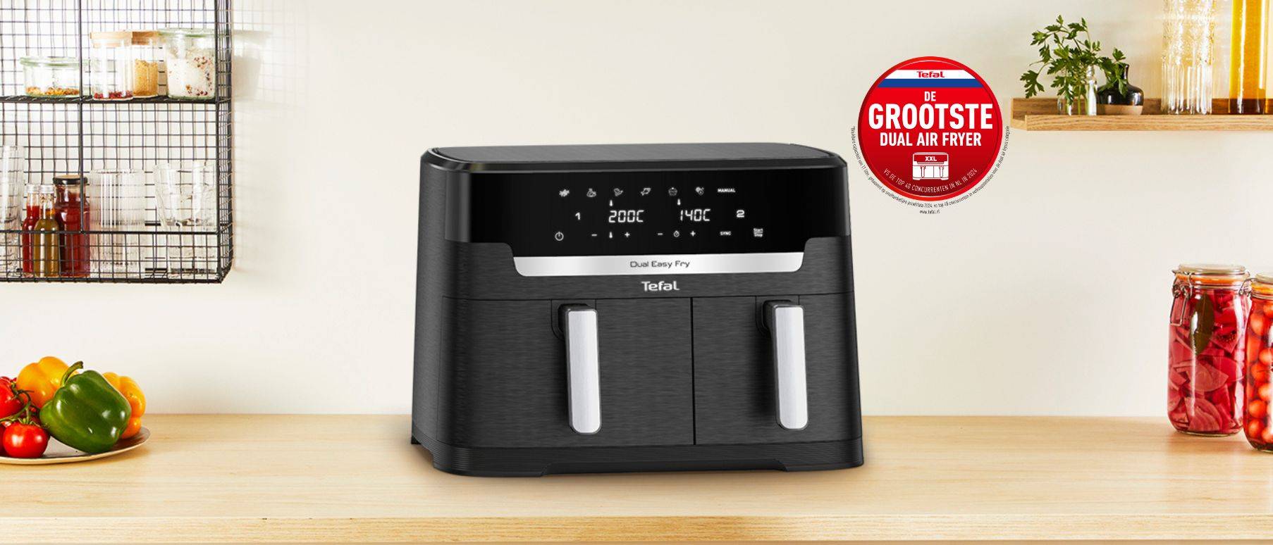 Tefal Dual Easy Fry & Grill heteluchtfriteuse