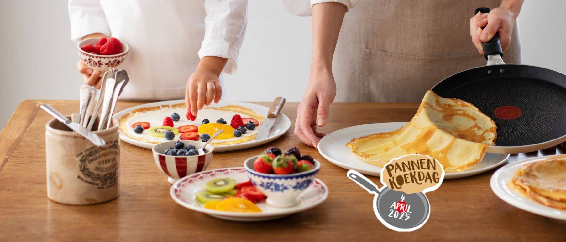 Nu 25% korting op pannenkoekproducten