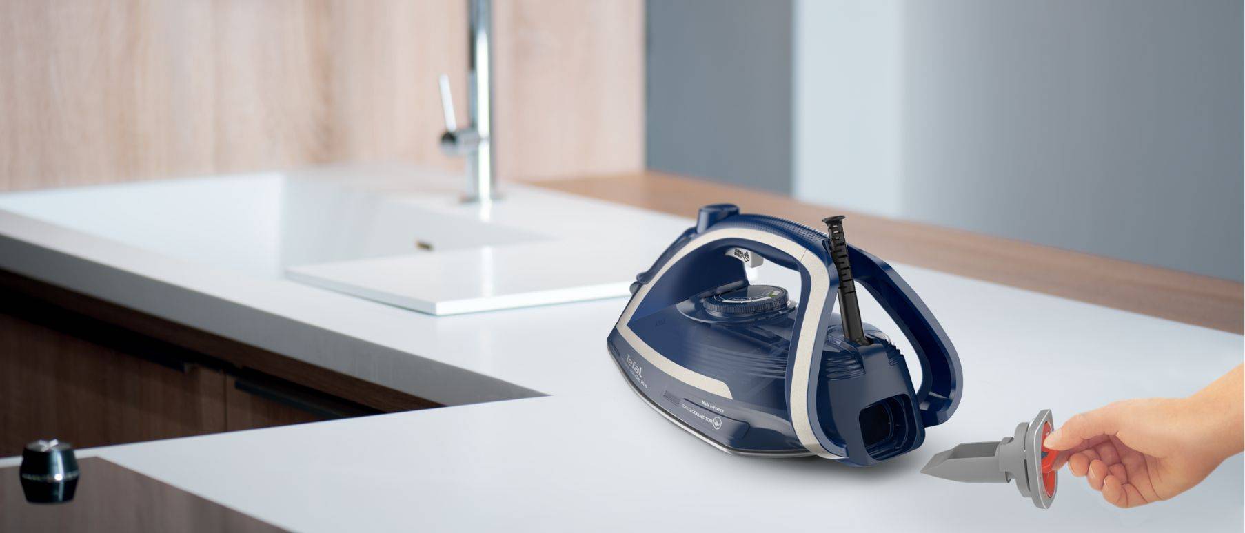 Strijkijzer ontkalken