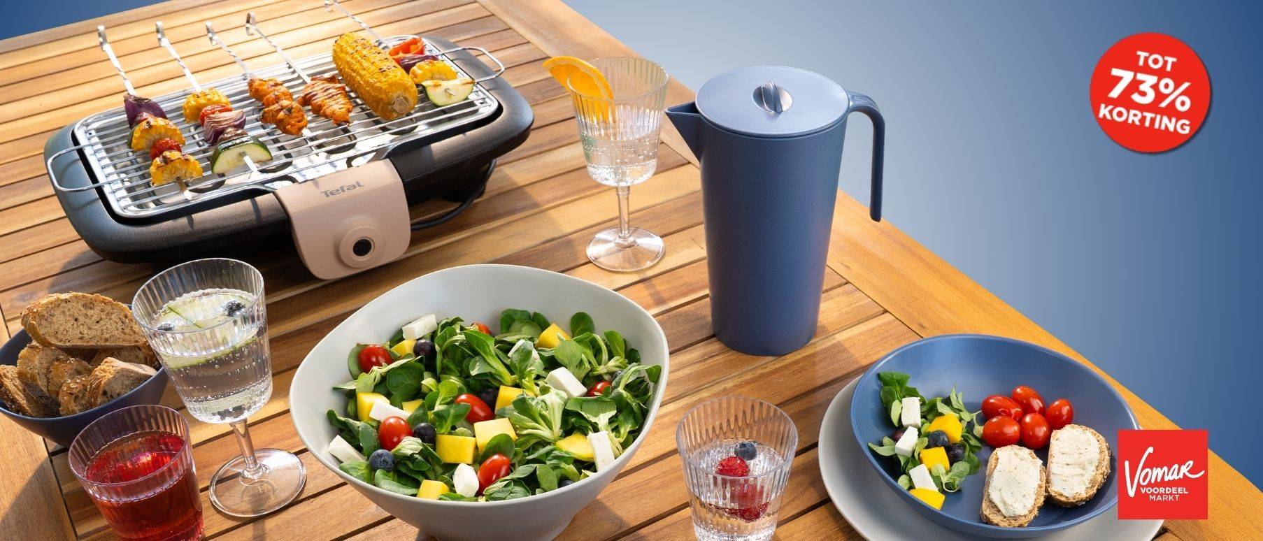 Spaar voor Tefal barbecue producten bij Vomar