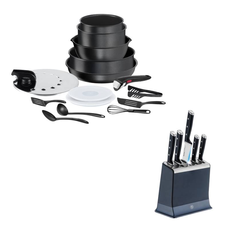 FLASHDEAL: Ingenio Daily Chef set + EverSharp messenset