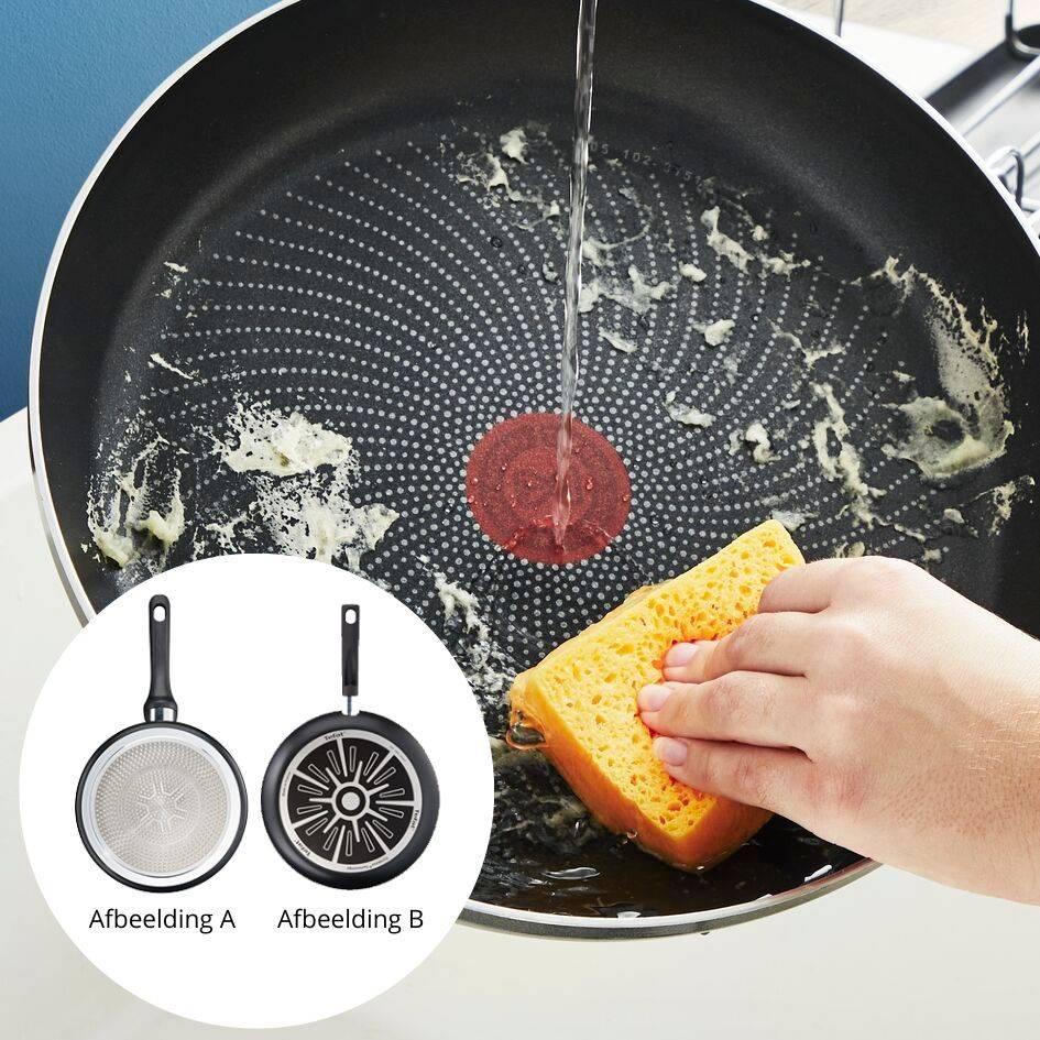 aangekoekte tefal pan schoonmaken